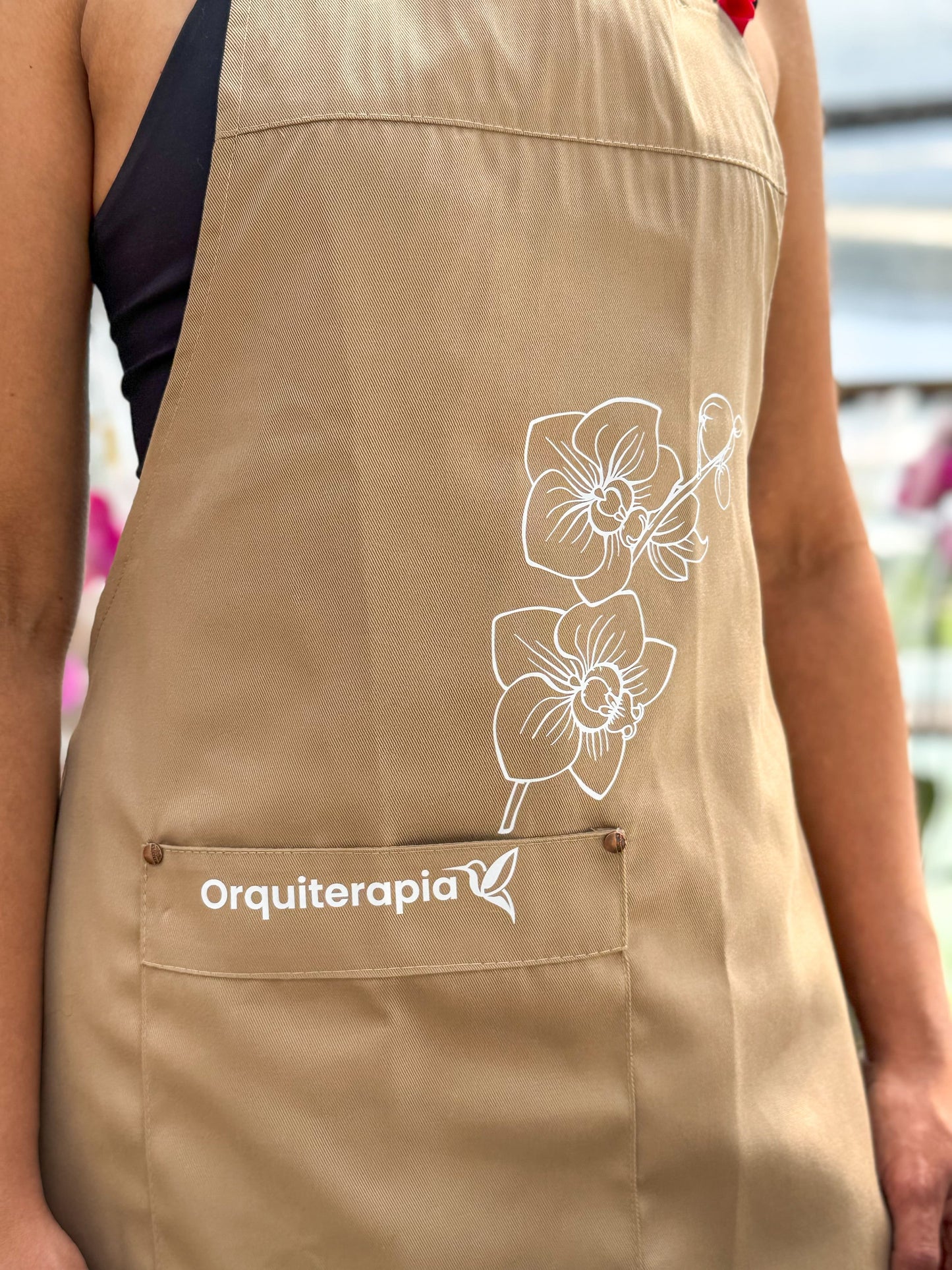 Delantal de jardinería Orquiterapia